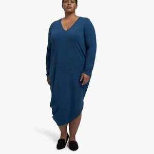 Universal Standard Long Sleeve V-Neck Geneva Dress